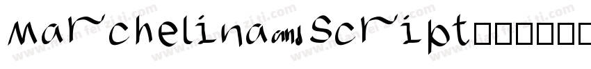 Marchelina Script字体转换
